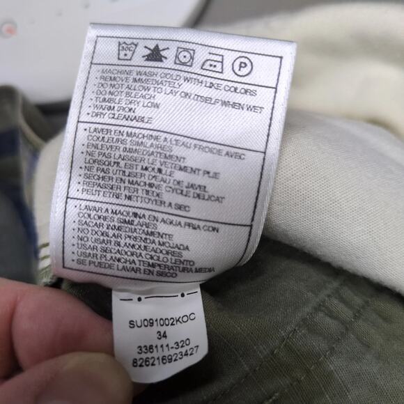 Vtg Y2K Nike 6.0 Cargo Shorts Men's 34x12 Ripstop Olive Green Gorpcore Hiking - Picture 8 of 10